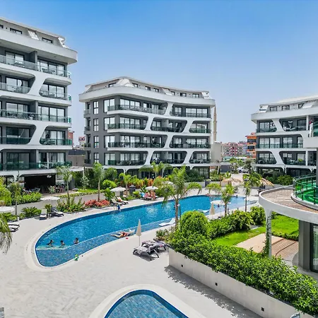 Bright Flat With Pool & Private 750m To Sea Апартаменты